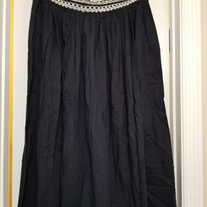 Beautiful black maxi skirt